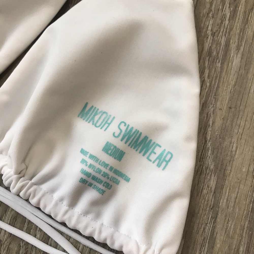 Mikoh woven bikini set white - Picture 7 of 10
